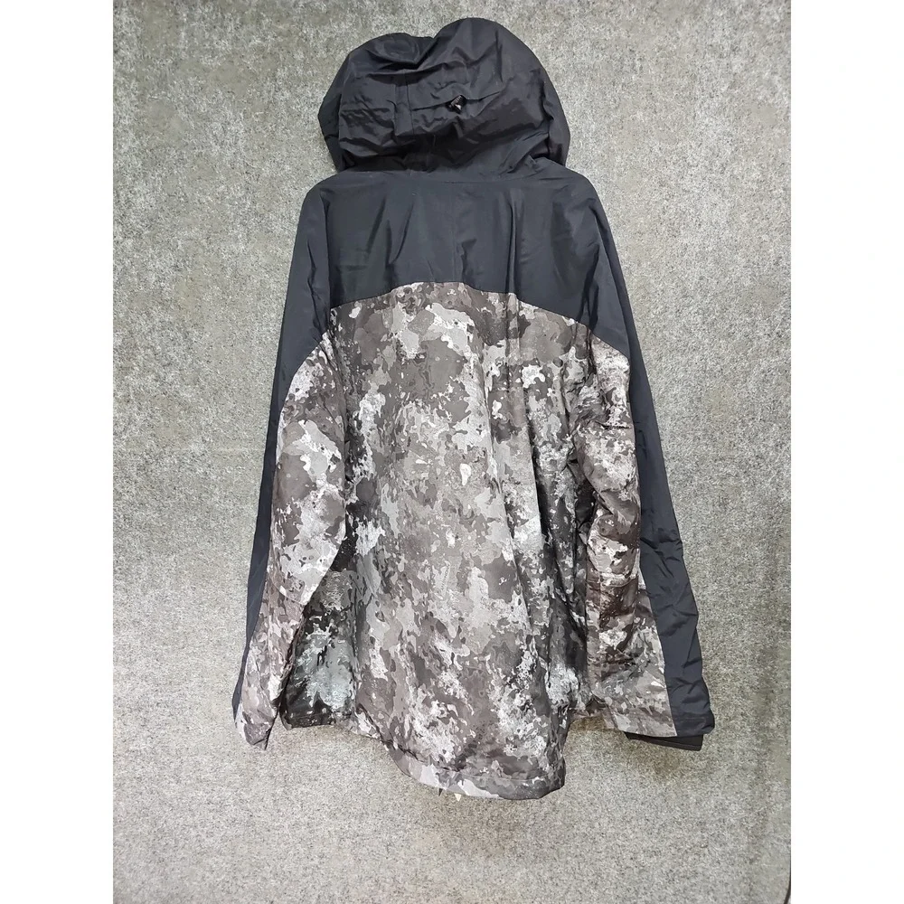 Bass Pro Shops, HPR, High Performance Rainwear Jacket, Grey Camo, 3XL, NEW